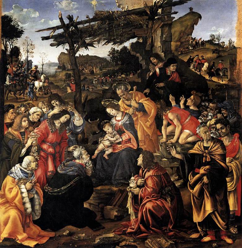 Filippino Lippi Adoration of the Magi china oil painting image